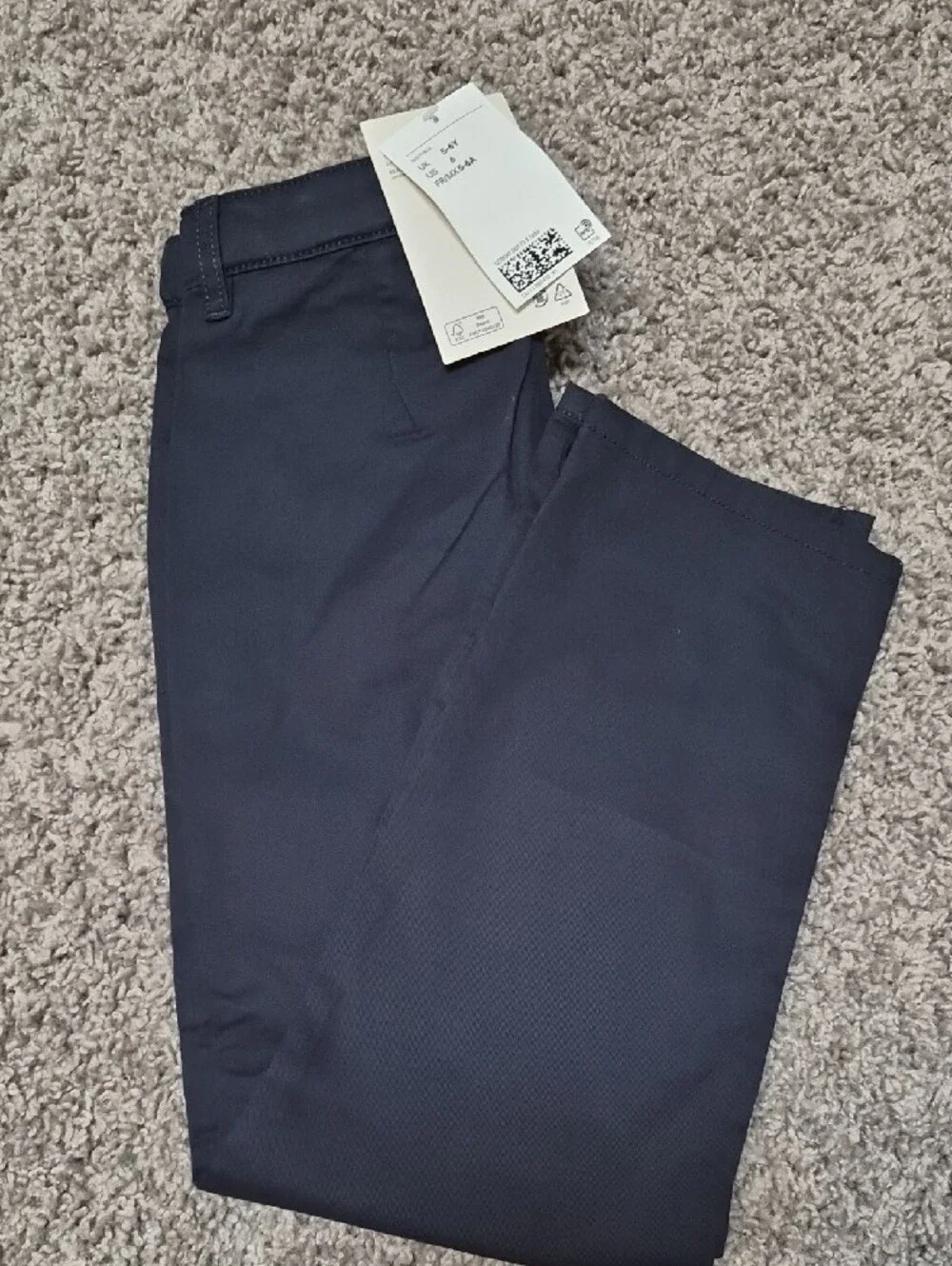 H&M Boys Navy Chino Pants Size 5-6